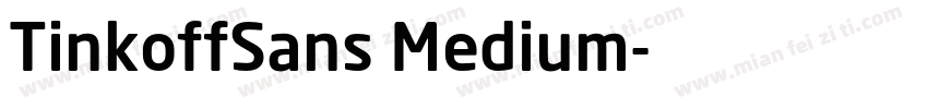 TinkoffSans Medium字体转换